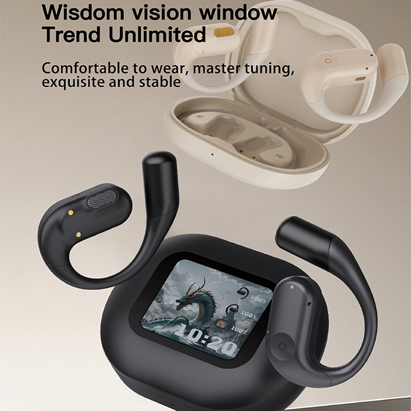 New High Quality Smart Display Waterproof Gaming Earphone in Ear Wireless Bluetooth Tws Earbuds