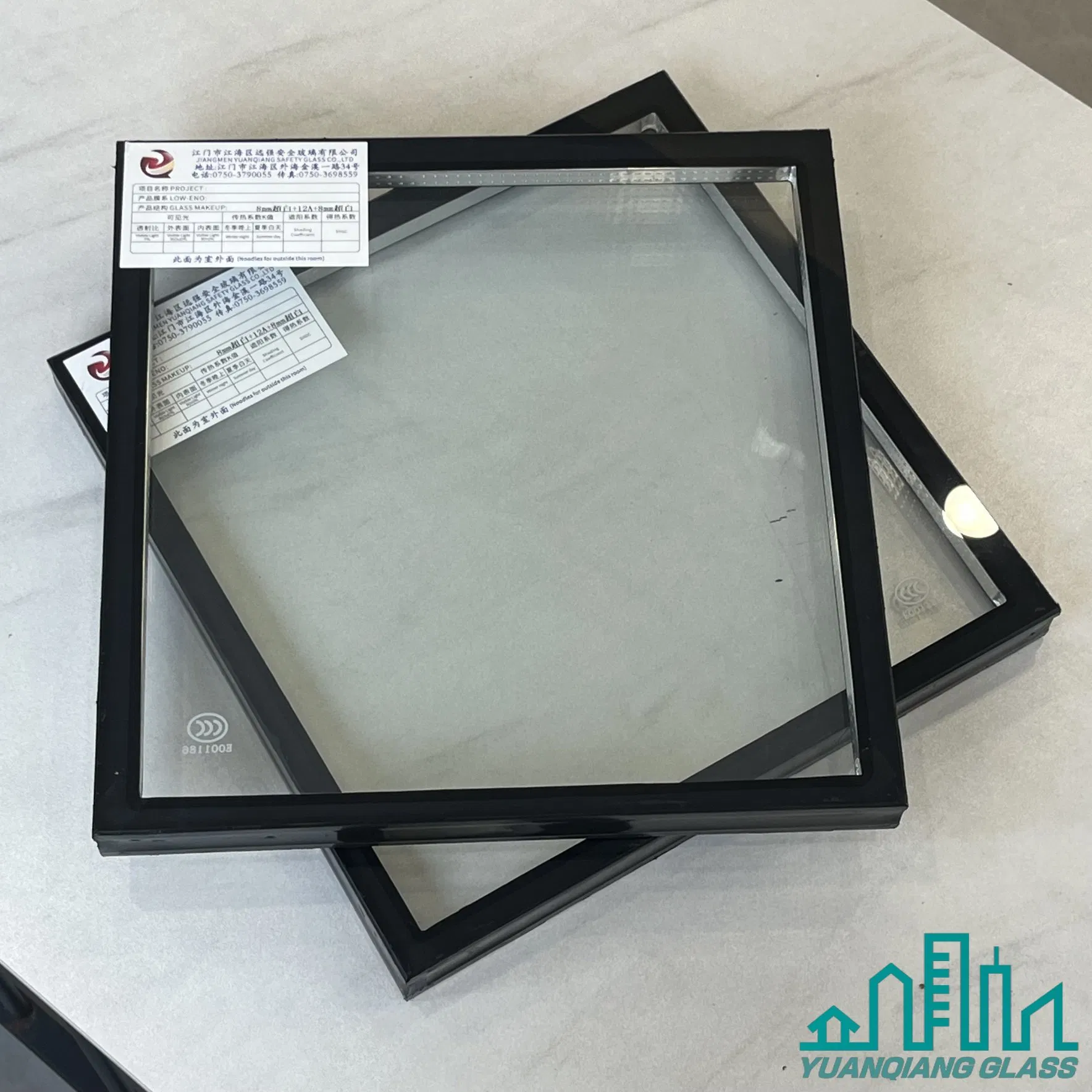 High Quality Sealed Heat Thermal Colored Vacuum Tempered Low-E Safety Insulating Glass Unit Panels in Building Glass