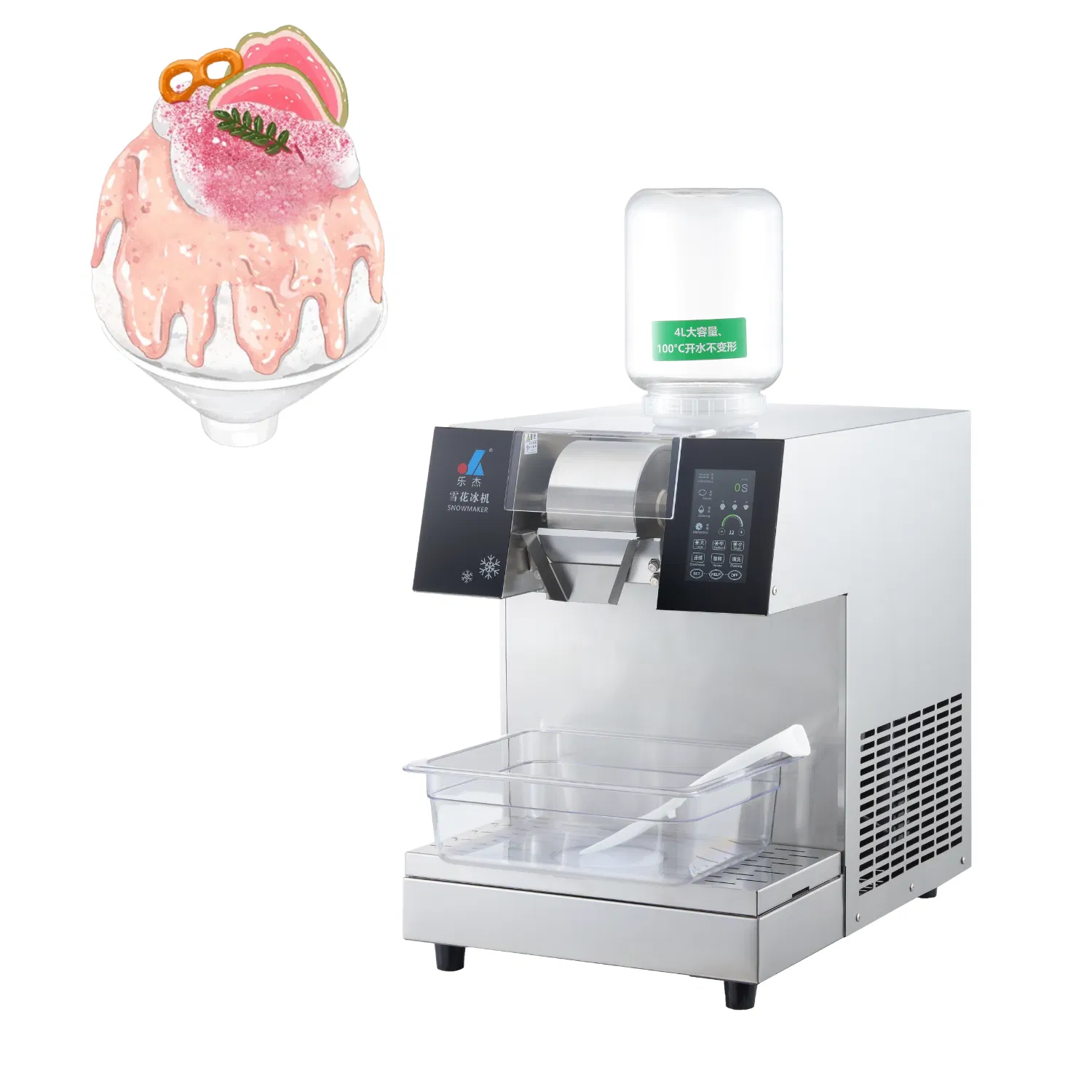 Electric Snowflake Ice Shaver for Delicious Bingsu Desserts