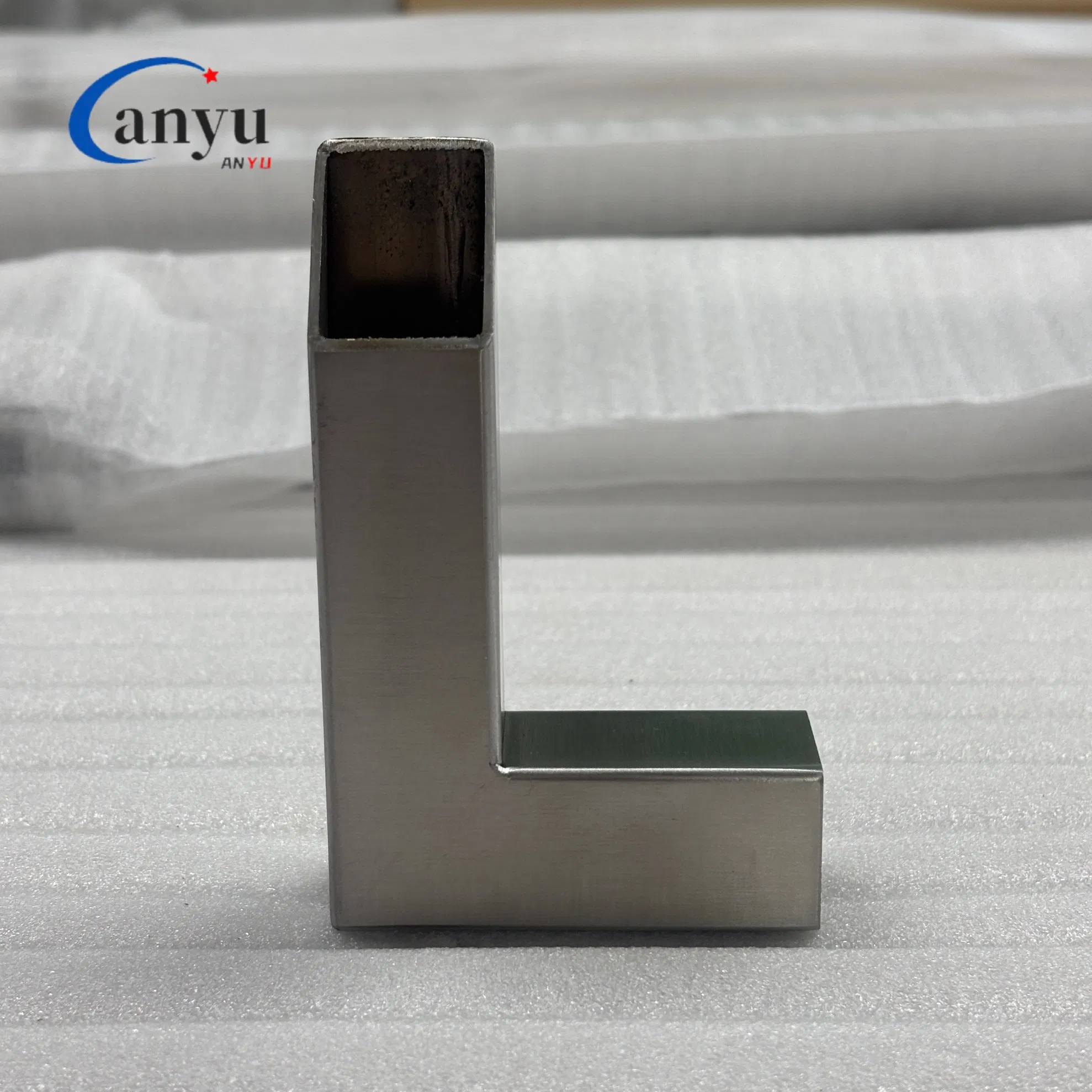 High-Quality Satin Handle Foot for CNC Machining Solutions Glass Hardware