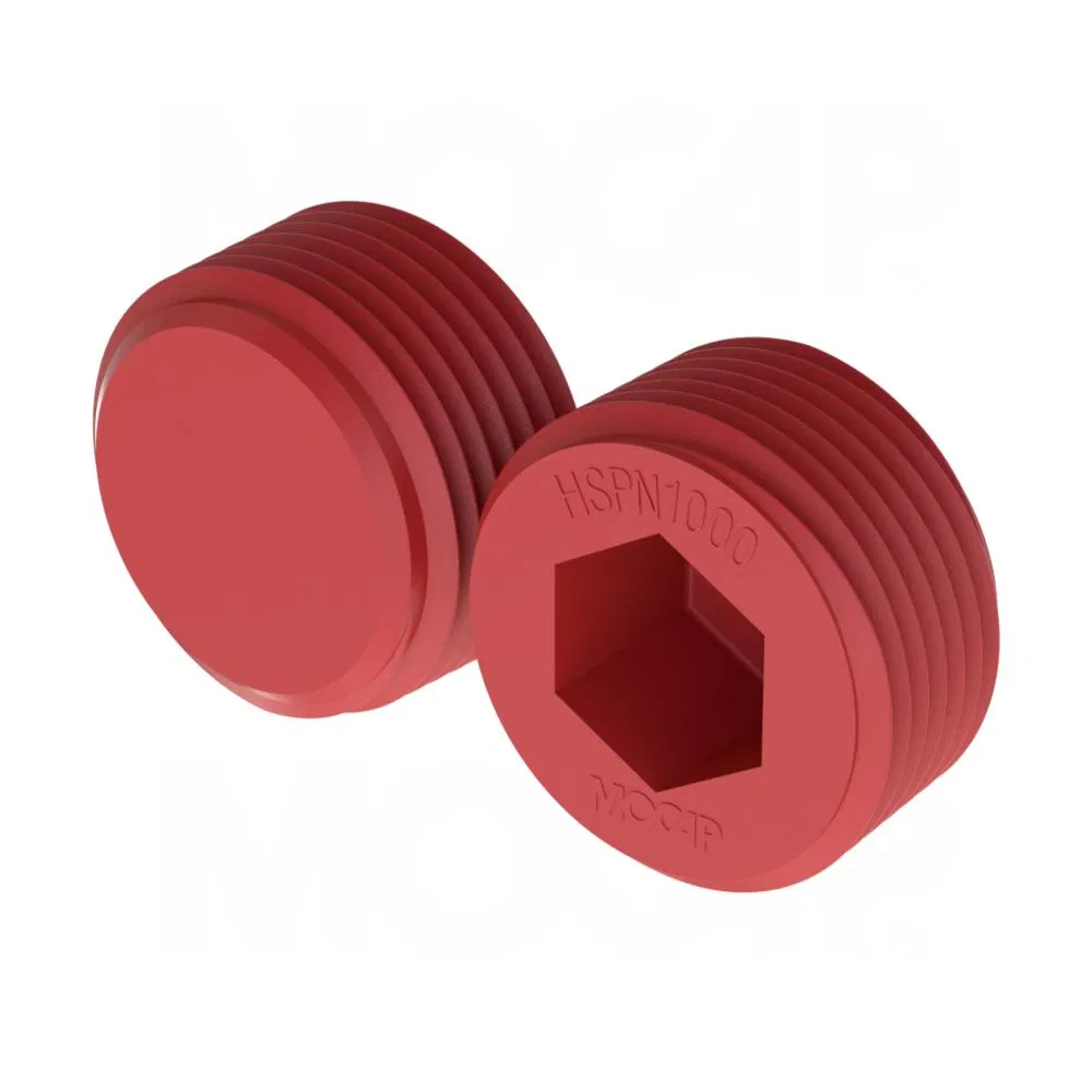 Заглушка резьбовая PP NPT шестигранная Mocap