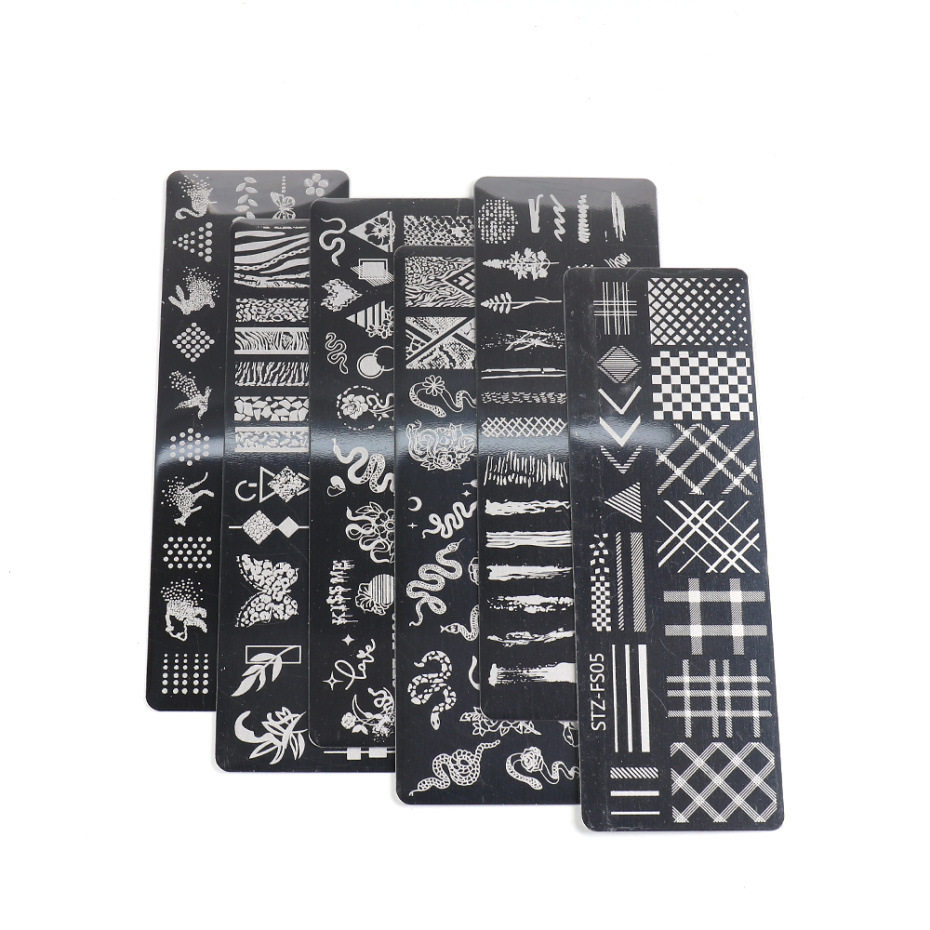 Nail Art Template Printing Nail Polish Stamping Plates