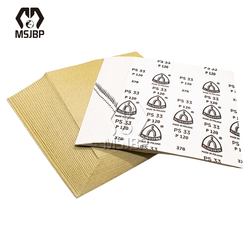 Klingspor Yellow Aluminum Oxide Sandpaper