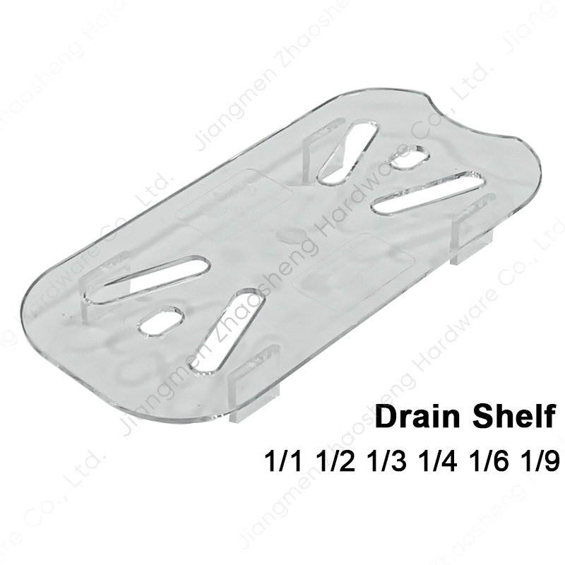 Clear Polycarbonate Food Pan Drain Shelf Grate for Gn 1/1 1/2 1/3 1/4 1/6 1/9