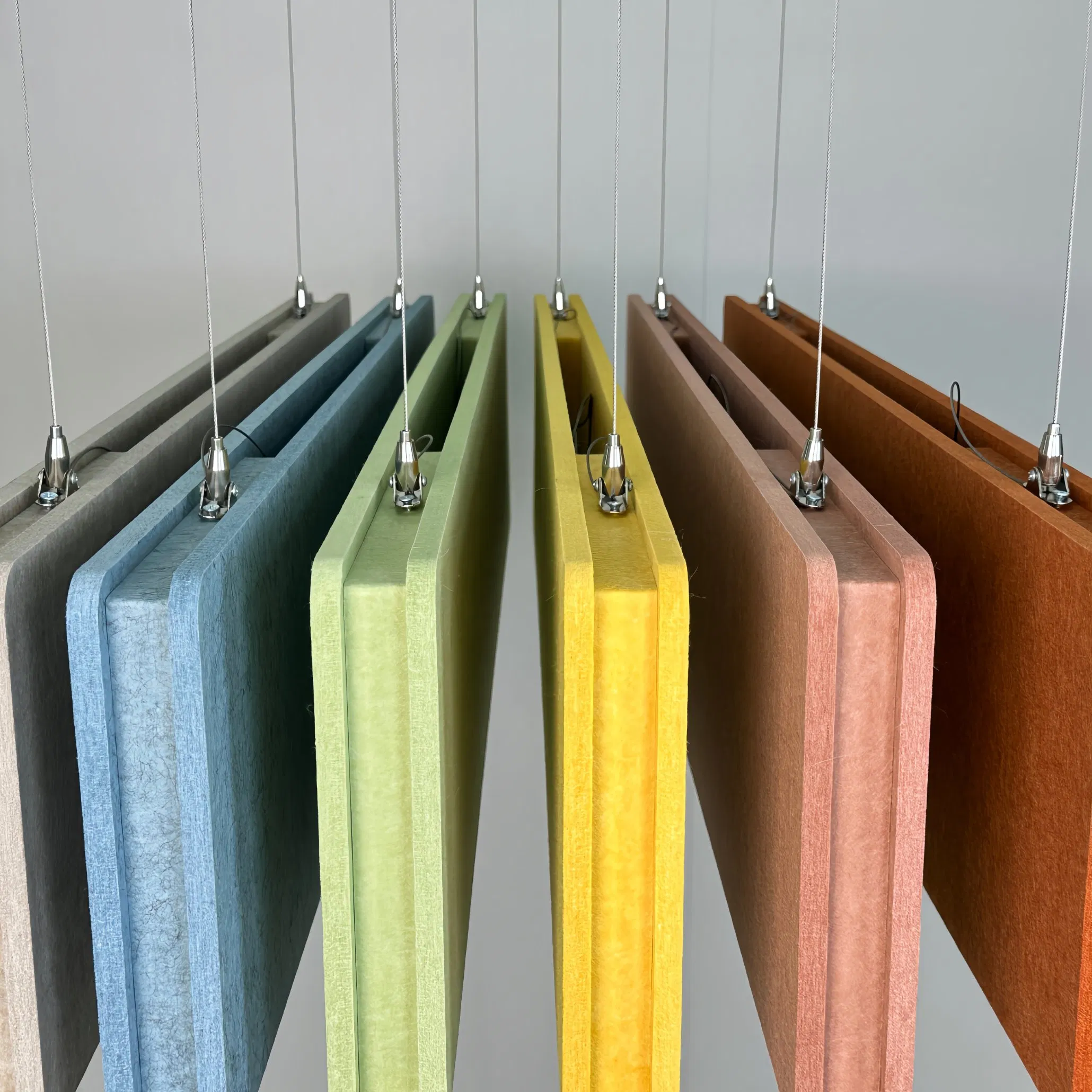 Worldwide Export Pet Felt Acoustic Ceiling Panels Tiles Soundproofing Material Bulk Supplier OEM ODM Sound Absorption Noise Control Solution