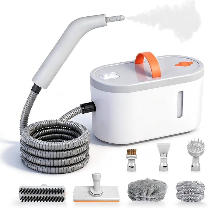 2500W Portable Handheld Steam Cleaner High Temperature Pressurized Steam Cleaning Large Capacity Fast Heating Steamer