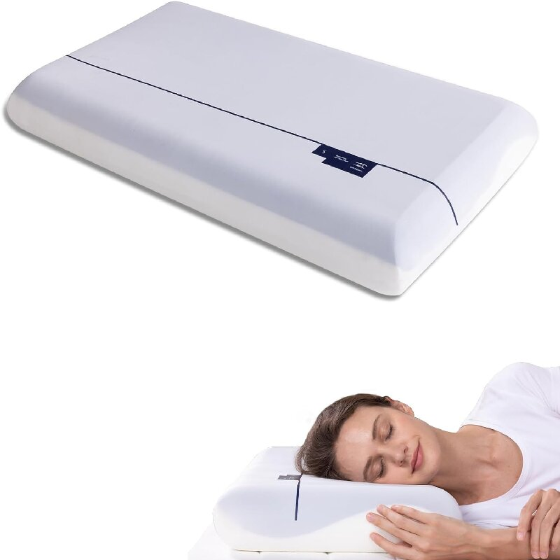 Premium Slow Rebound Neck Pressure Relief Bed Pillow Cervical Neck Pillow