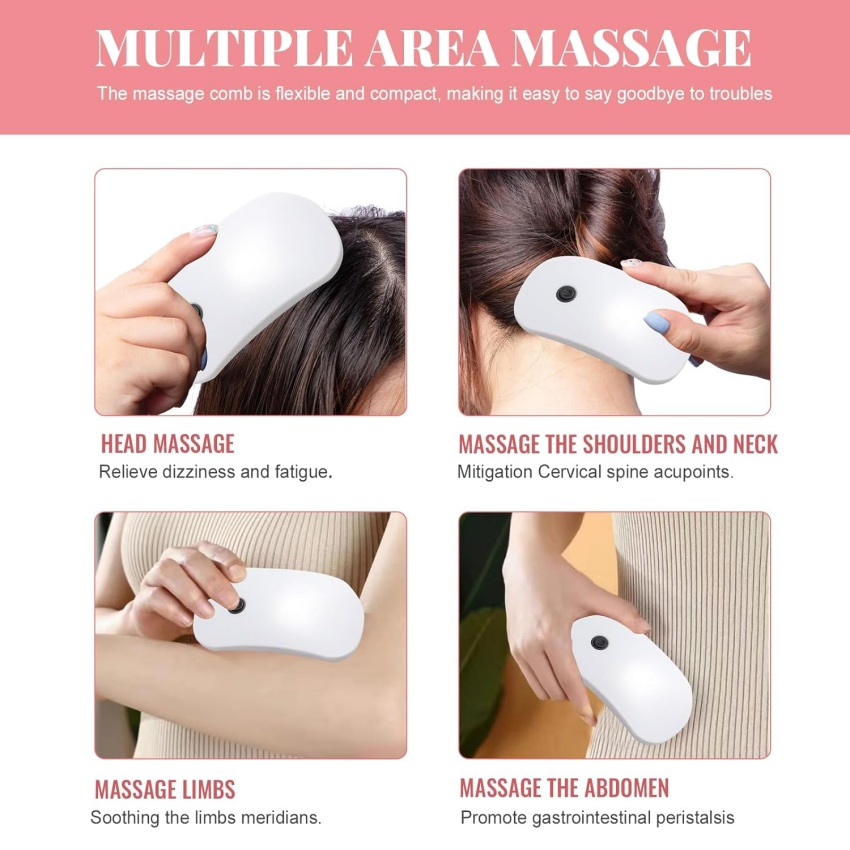 Relief Hair Growth Portable Electric Head Massage Comb