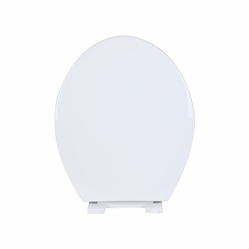 Kj-947 Hot Sale American Style Classic Design Round White PP Plastic Toilet Seat Cover
