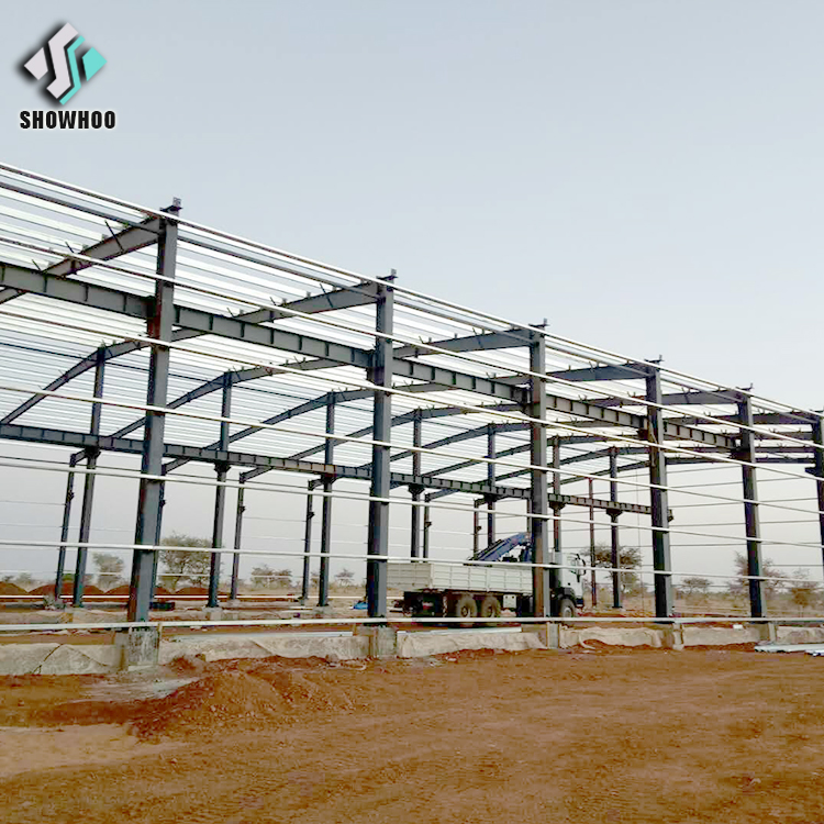 Steel Structure Industrial Construction Workshop Building Material Pre Fabricated Warehouse