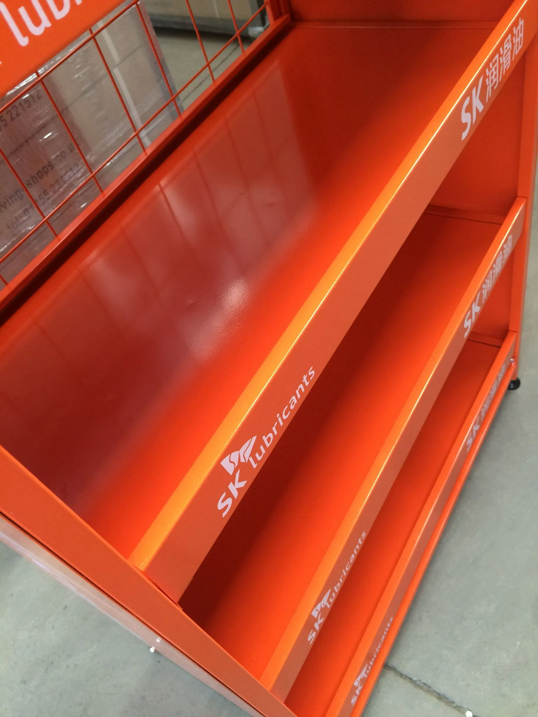 Popular Car Brand Store Fixture Metal Stand Wiper Mini Windshield Display Shelf