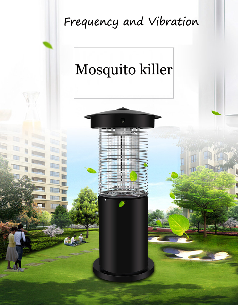 Electric UV LED Lawn Bug Zapper Mosquito Killer Lamp