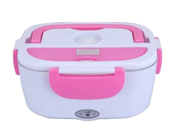 Portable Lightweight Leak Proof Microwave Stainless Steel Container Food Warmer Heater Electric Lunch Box
