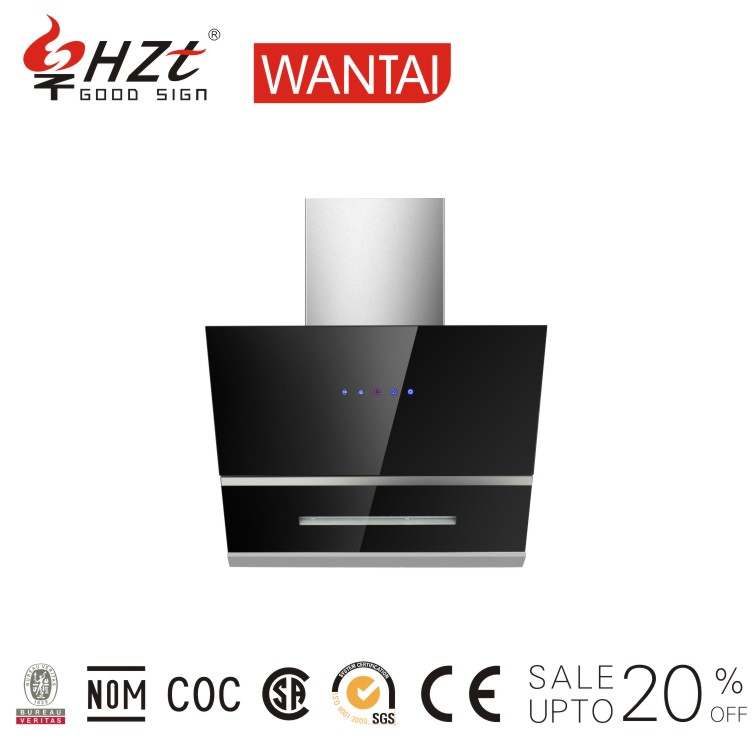 Premium 36 Inch Wall Mount Temper Glass 900 Cfm Range Hood with Gesture Control, 900 Cfm Exhaust Fan, Touch Control, LED Lights, China Manufacturer