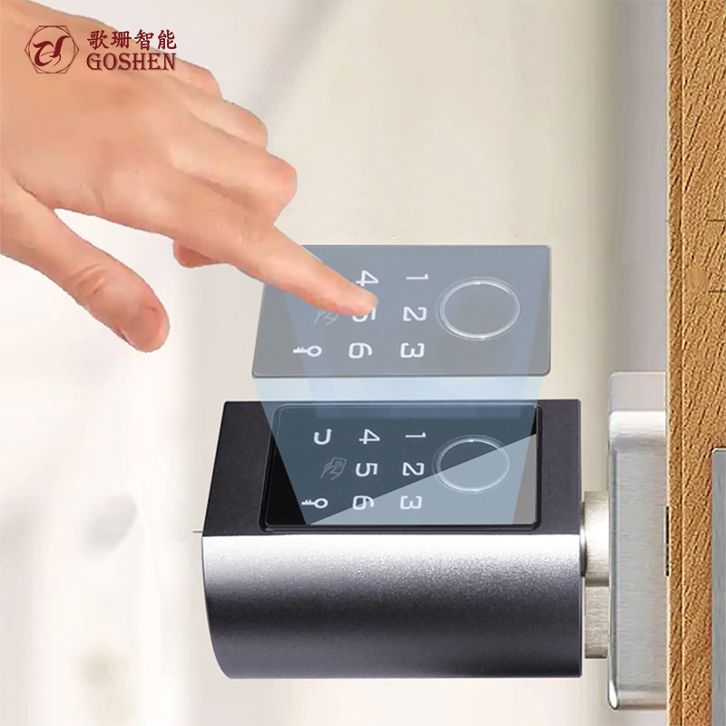 Alloy Card Lock Digital Door Lock Passcode Door Lock Card Cabinet Lock for Apartment Main Entrance Bedroom Lock