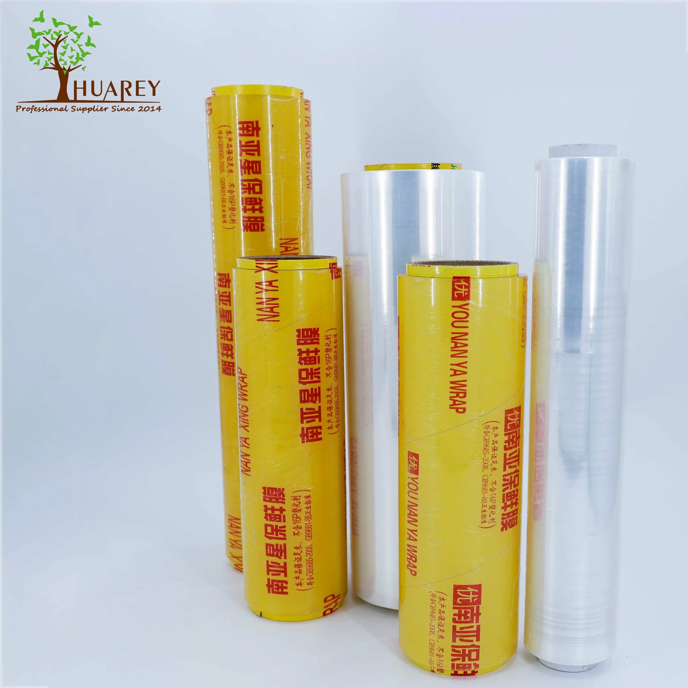 11 Micron Fresh Plastic Food Wrap PE/PVC Cling Wrap Film