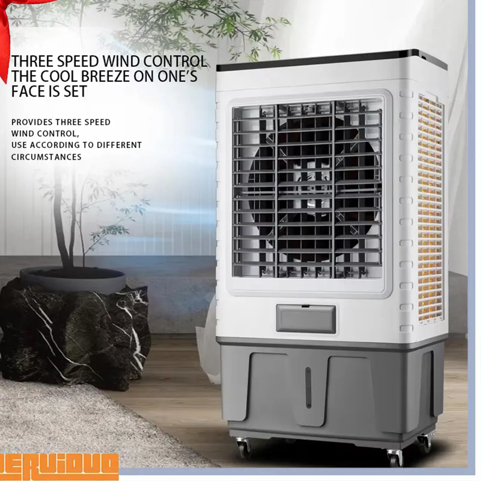 25L Water Tank Evaporative Air Cooler Portable Standing Air Conditioner Indoor Cooler for Home Office Shop Factory Wholesale