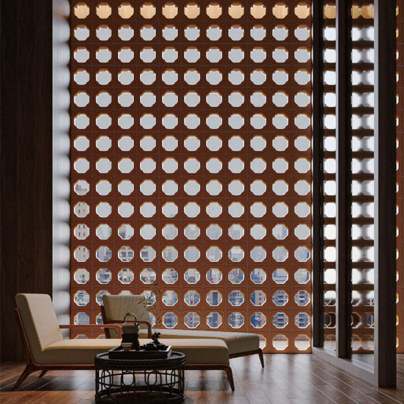 Hollow Brick Plant Wall Landscape Window Grill Flower Design Smart Interior Decoration