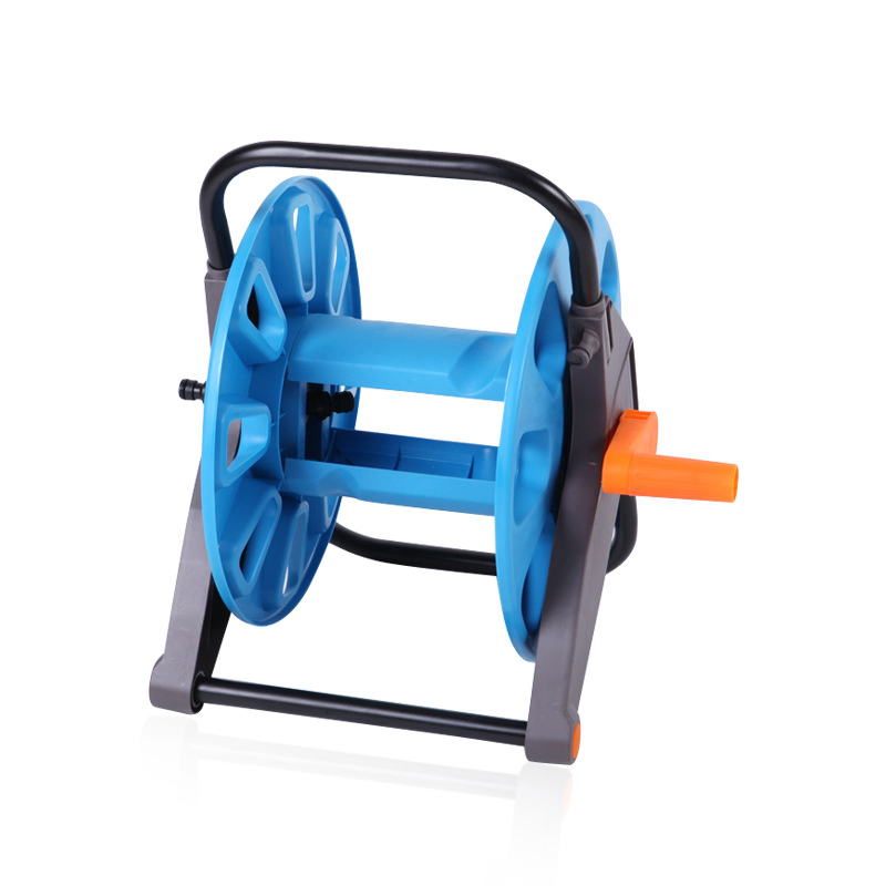 Portable Garden Hose Reel Rack ABS Frame Lightweight Freestanding Water Organizer Wyz16031