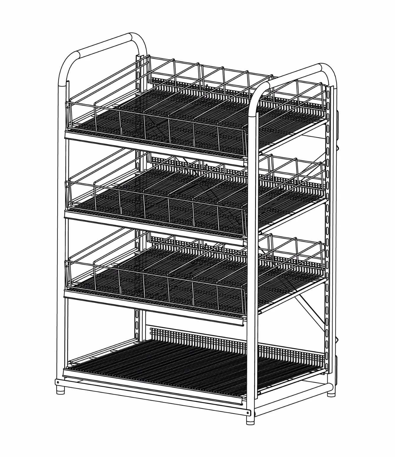 Wire Metal Mini Coke Rack