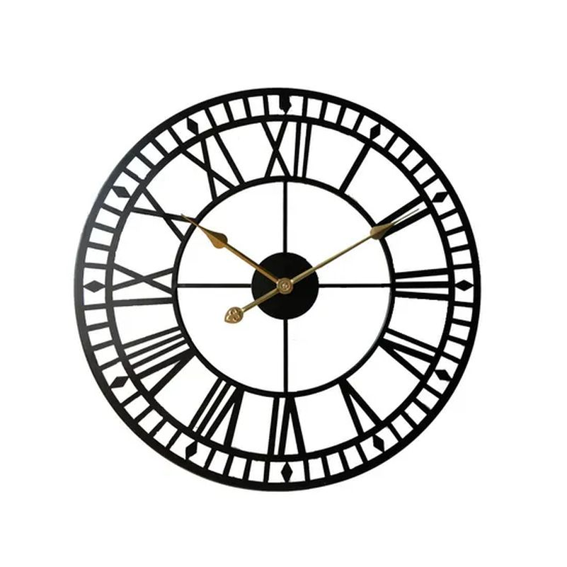 40cm Wall Clock for Living Room Bedroom Kitchen Iron Wall Clock Hh007_2