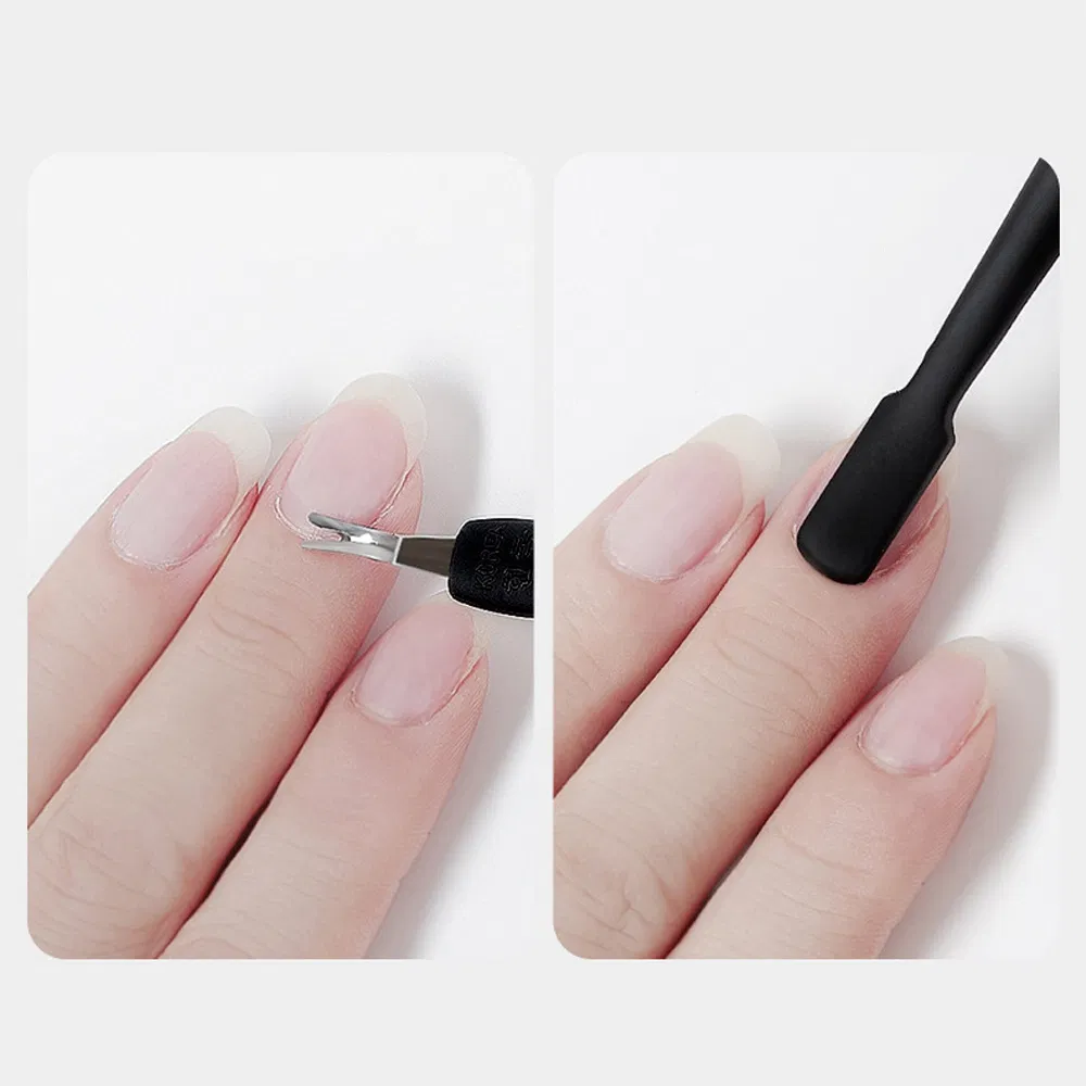 Professional Nail Art Cuticle Pusher Manicure Supplies Products Callus Remover Double End Dead Skin Fork