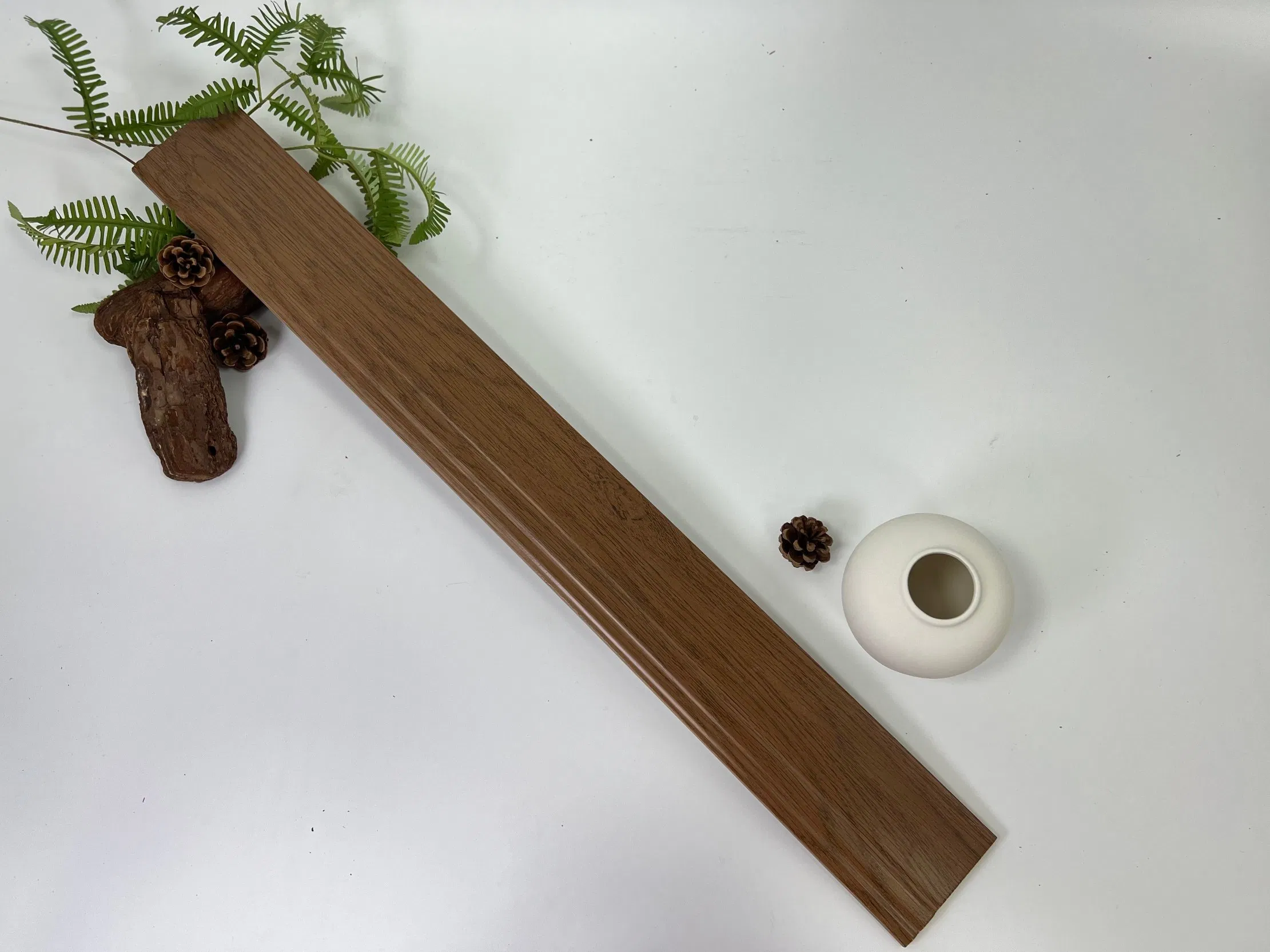 Wood Look Flooring Baseboard Ceramic Tile Skirting Board for Indoor Decorative