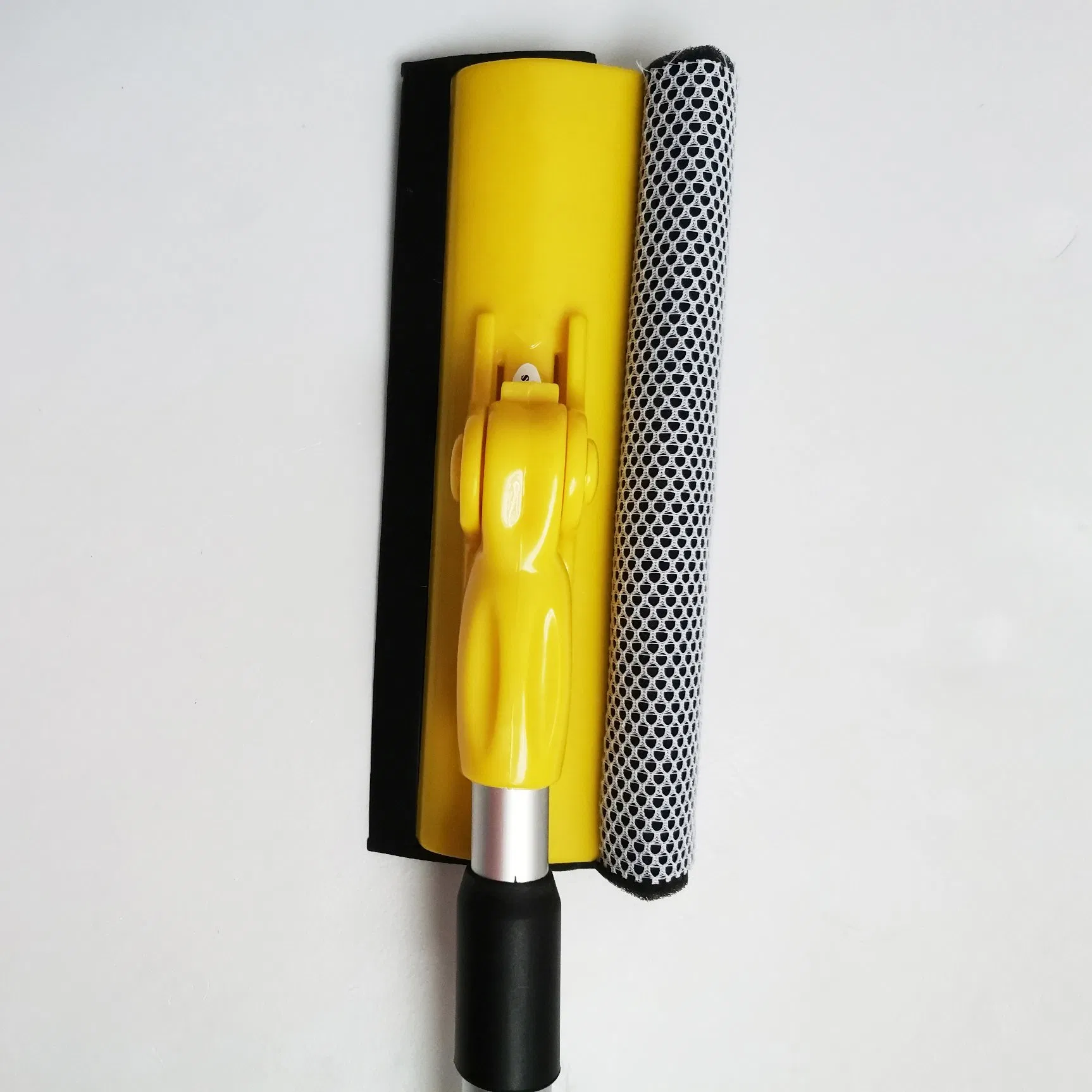 20 Cm Swivel Window Squeegee Cleaning Tool Windshield Cleaning Sponge and Rubber with Telescopic Handle