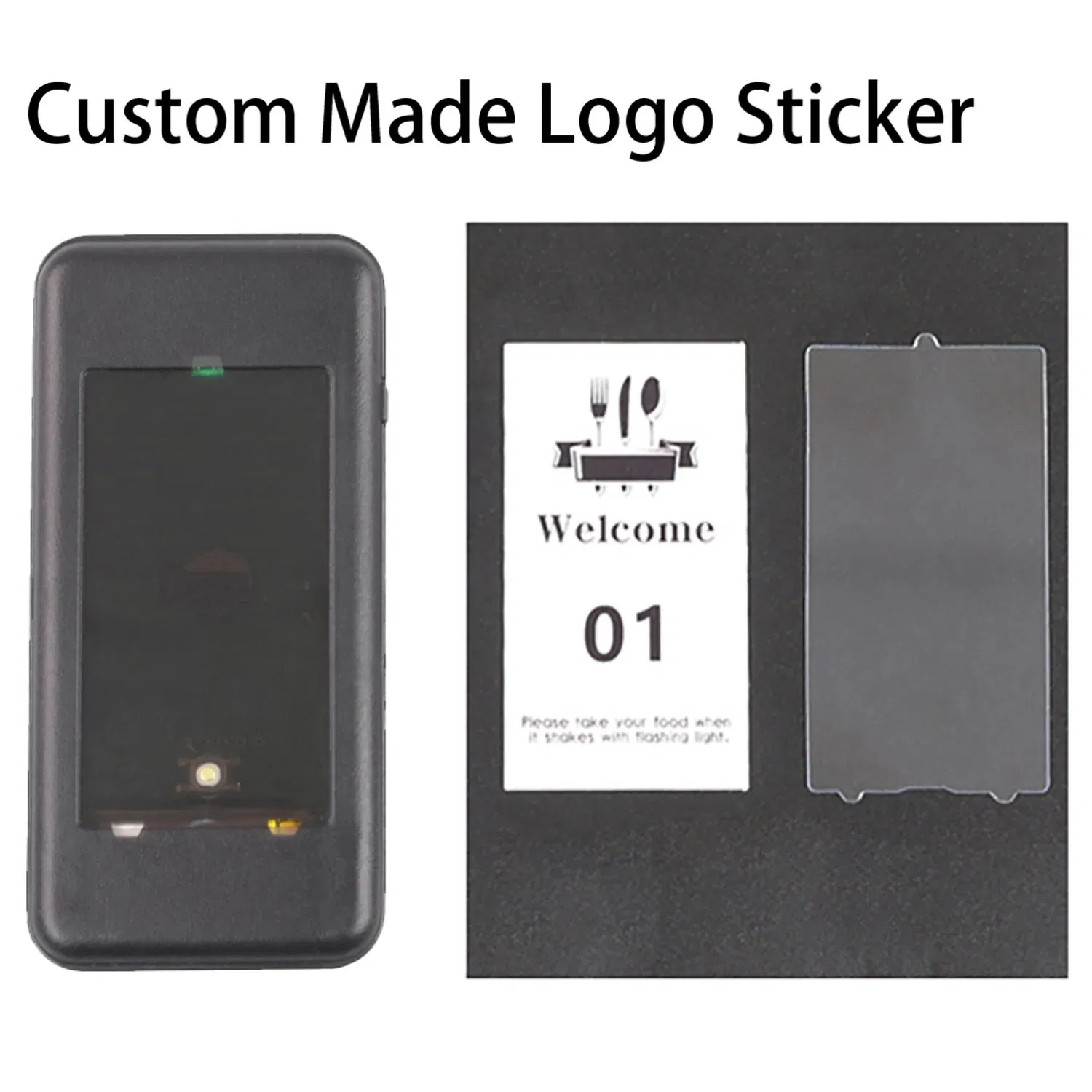 F1010 Wireless Restaurant Pager System, 20 Food Truck Beepers Buzzers, Guest Queue System