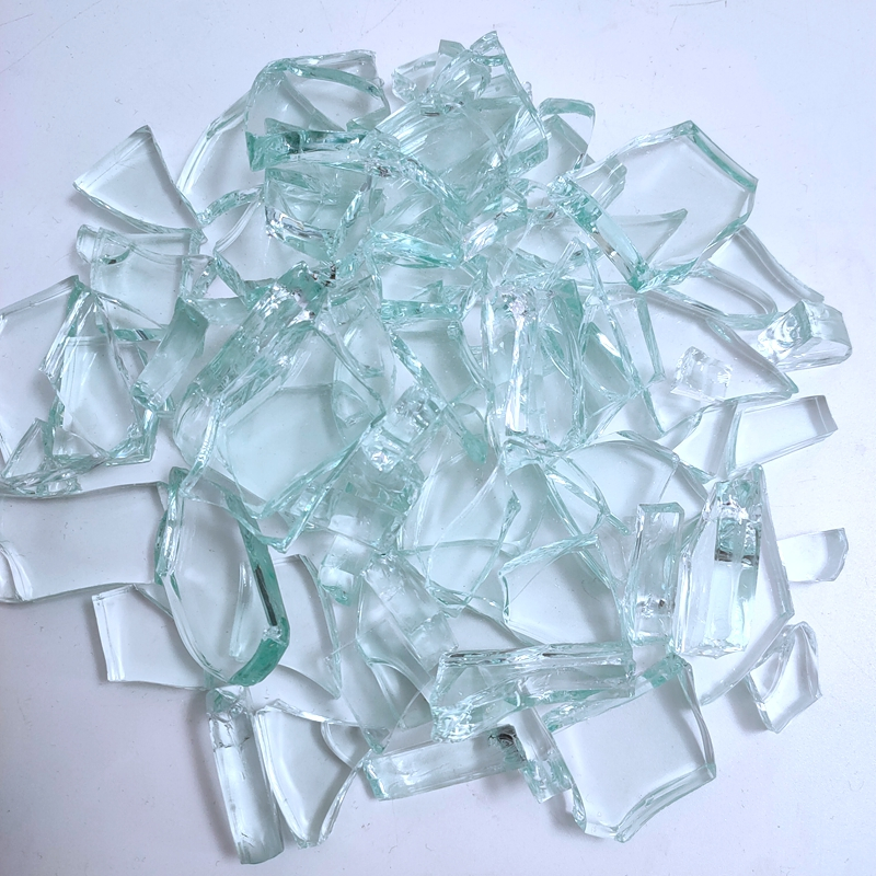 Clear Transparent Color Crushed Glass