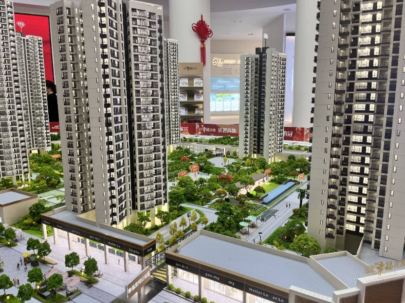 Innovative Architectural Model of Contemporary Design Detailed Architectural Model Reflecting Modern Urban Landscapes and Planning High-Quality Model
