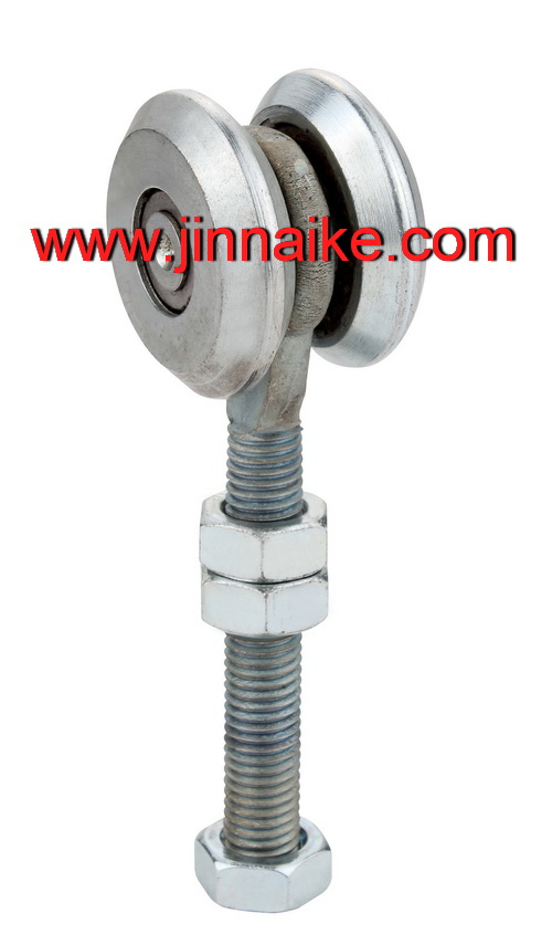 Hanging Door Roller (2 Rollers, Forge Center Plate)