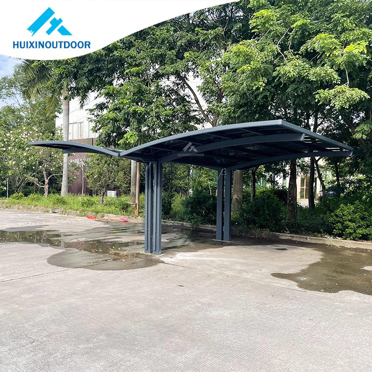 Conservatory Waterproof Conpy Outdoor Motorized Carport Pergola with Canopy Garden Waterproof Pergola Carport