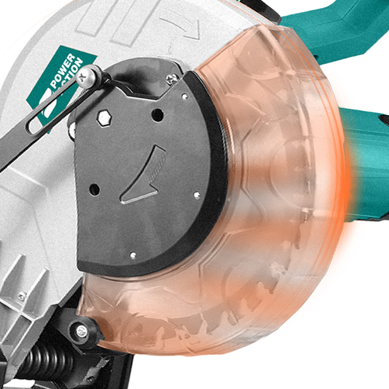 Electric Portable Compound Sliding Miter Saw Aluminum Metal Wood Cutting Machine Woodworking Electric-Saw