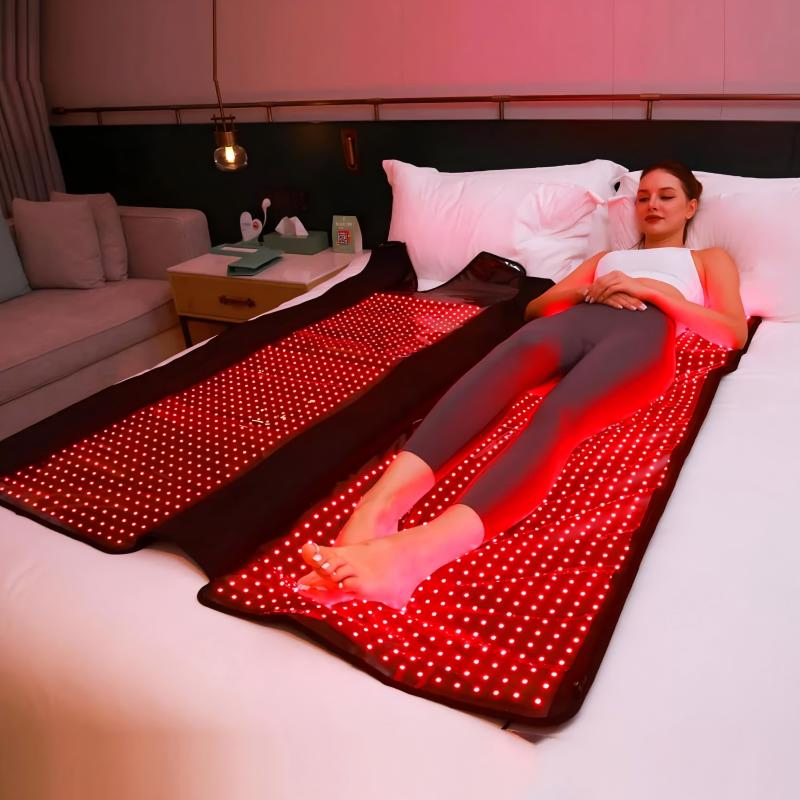 Full Body Red Light Therapy Mat Infrared Blanket Sleeping Bag Pain Relife