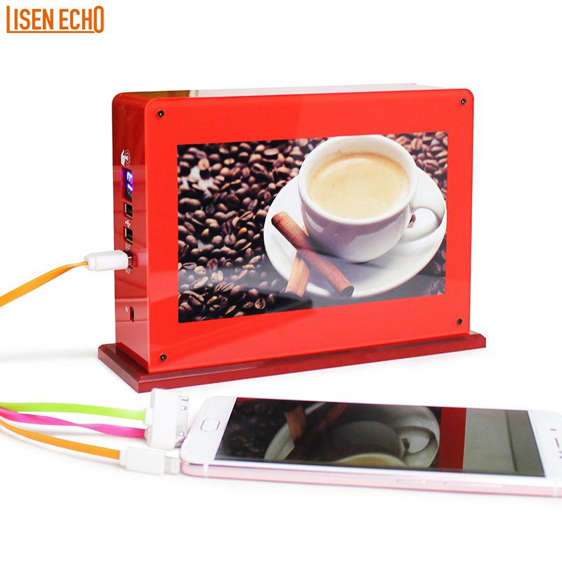 Top Selling Products Online HD LCD Advertising Player WiFi Restaurant Menu Power Bank