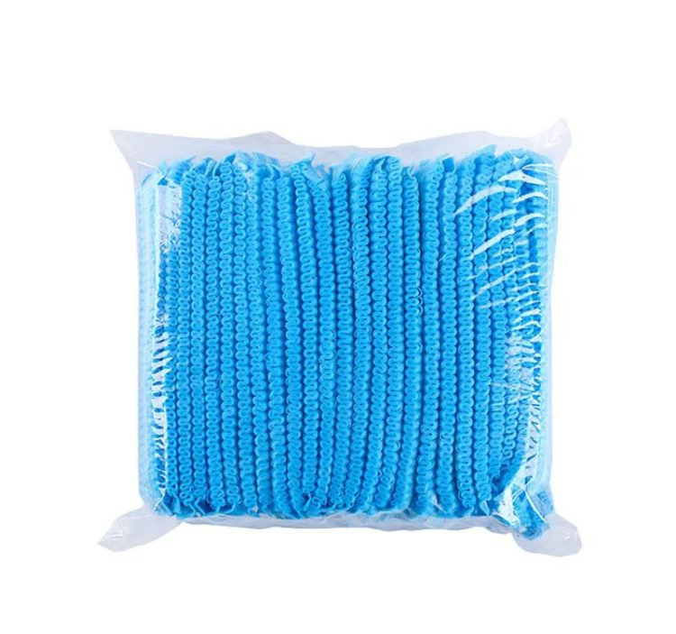 Nonwoven Bouffant Cap Disposable Cleaning Clip Cap