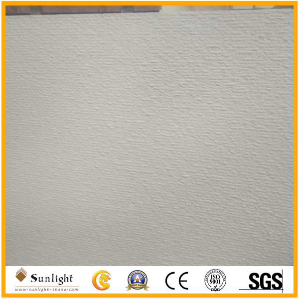 Natural Chiselled Surface White, Beige Limestone for Wall Tiles Decoration