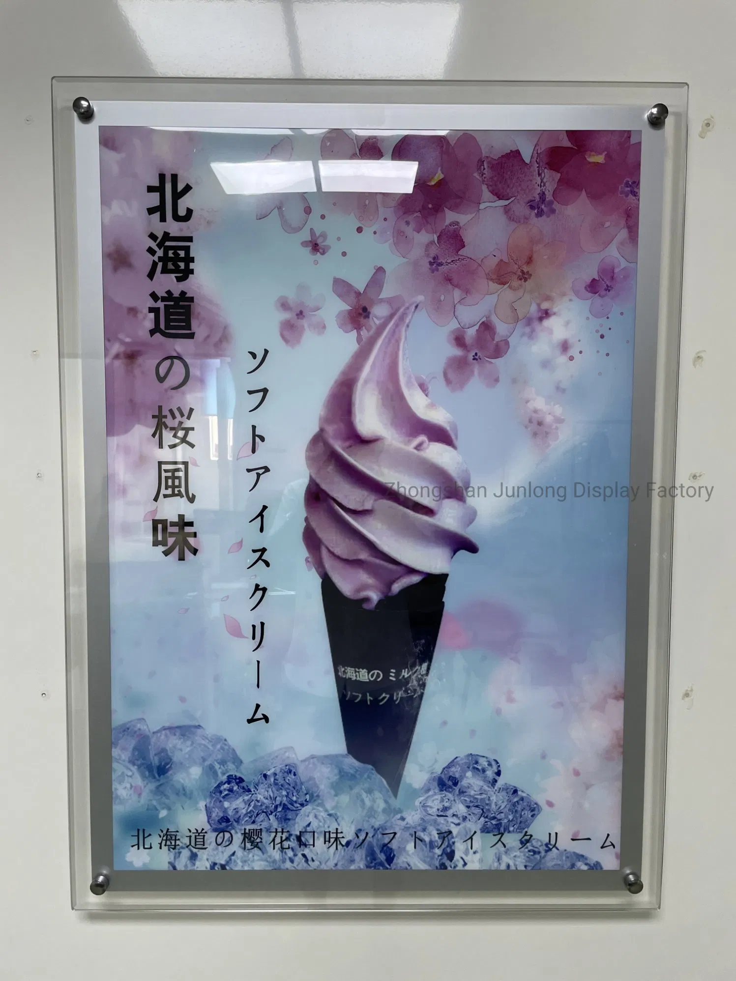 Customized Crystal Light Box Restaurant LED Menu Board Flashing Advertising Illuminated Signs