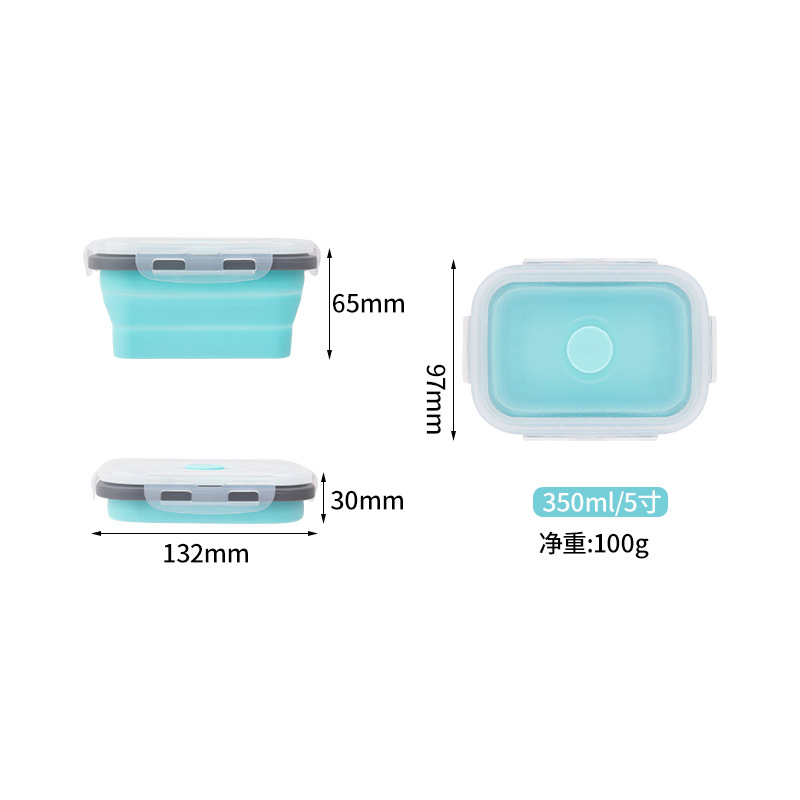 Eco-Friendly Stylish Lunch Box for on-The-Go Meal Storage