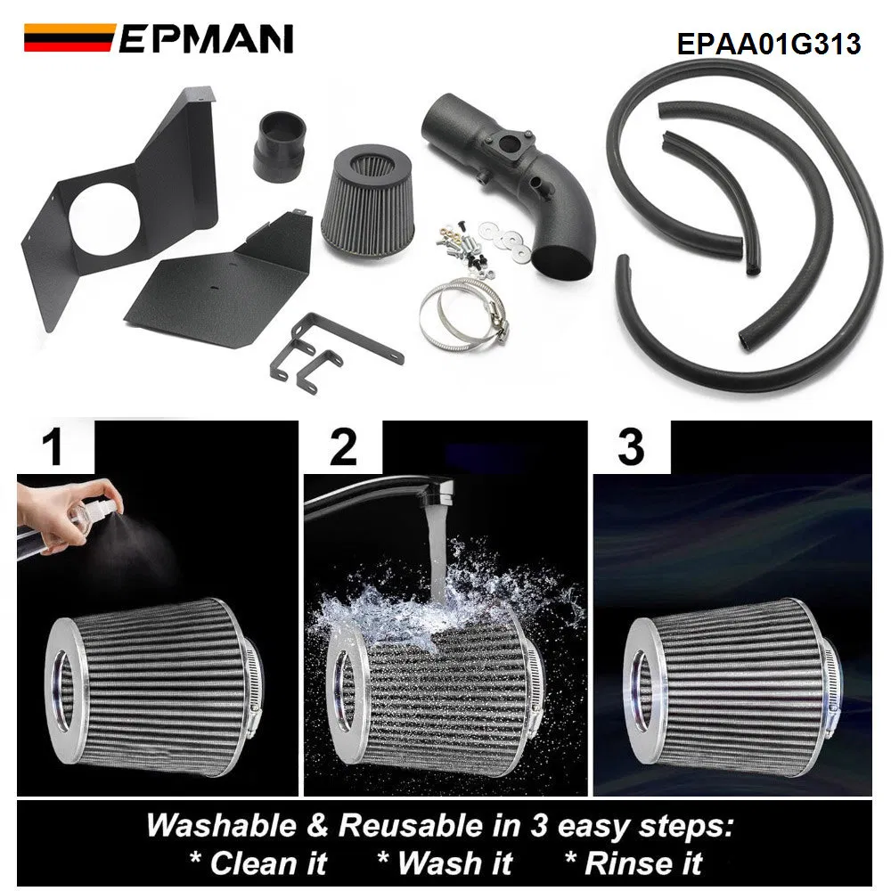 Epman Cold Air Intake System with Heat Shield for Toyota Corolla 2009-2017 / Scion iM 1.8L 2016-2017