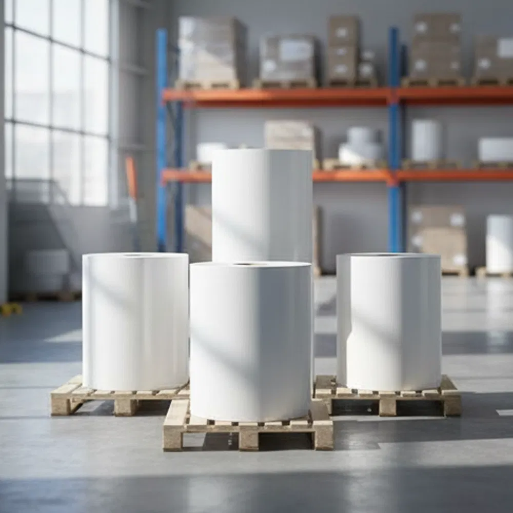 certified film label material for marine chemical drum identification adhesive paper