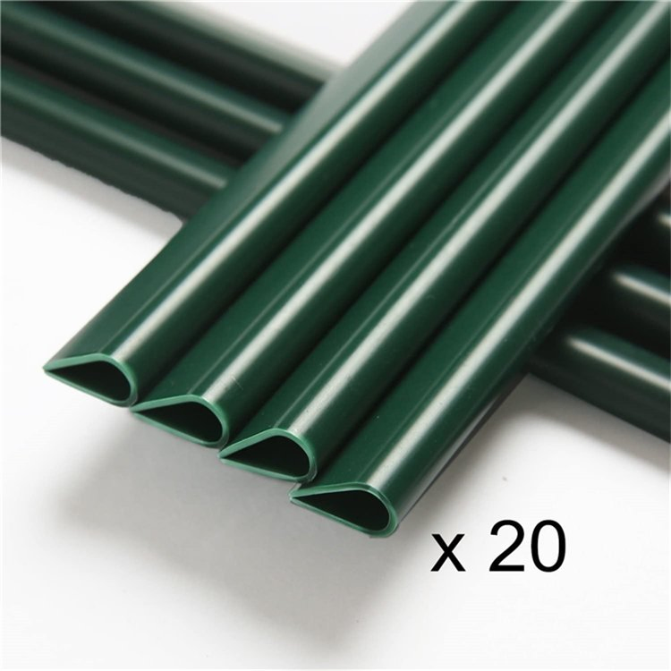 Ral6005 PVC Tarpaulin Fabric Decorative Garden Privacy Fence PVC Strip Screen Fence