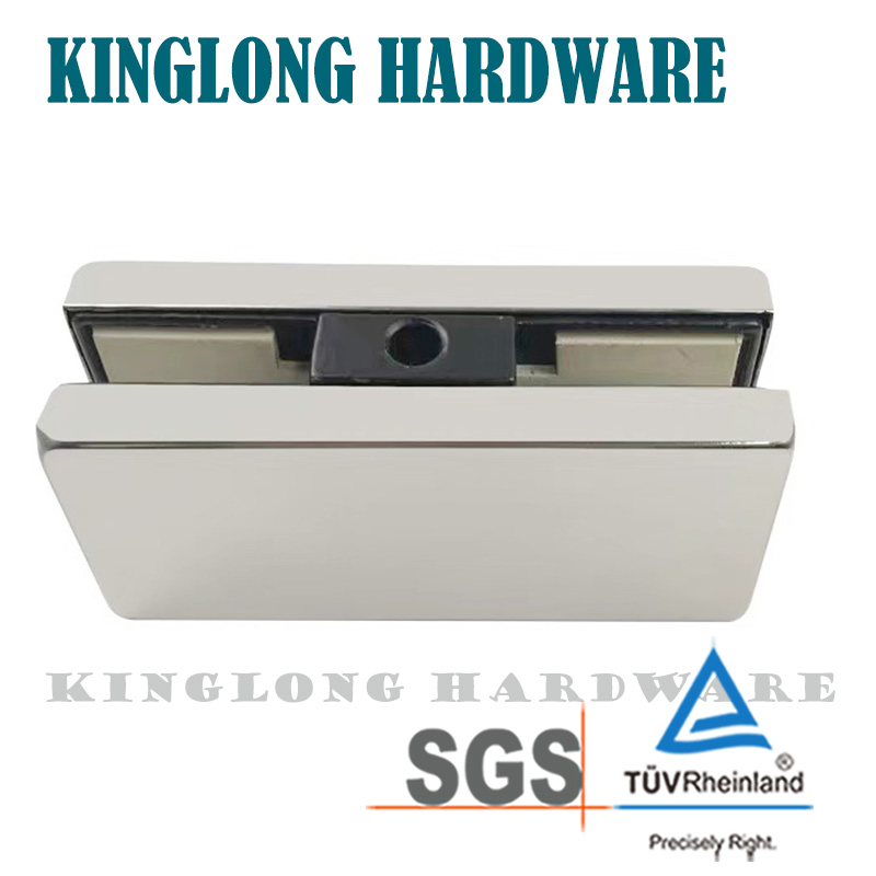 New Style Stainless Steel Glass Door Hardware Rectangle Style Patch Fitting Fixed Clamp