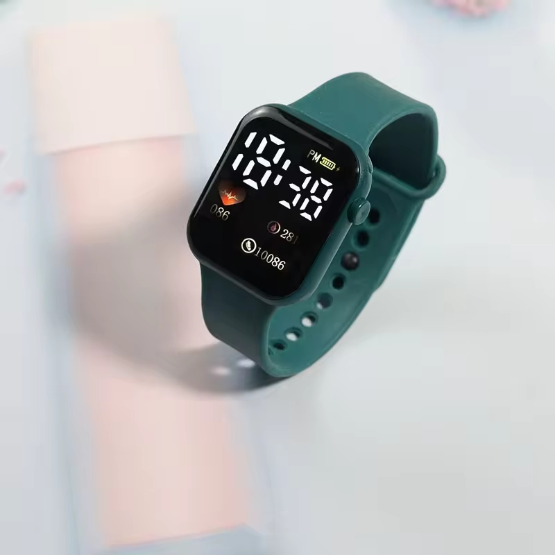 Sports Watch for Women and Men Electronic LED Digital Watch Fashion Casual Simple Silicone Kid Watches