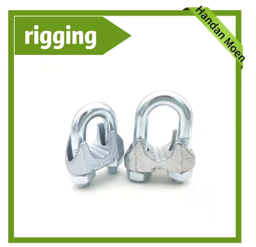 DIN741 High Quality Carbon Steel Zinc Wire Rope Clamp