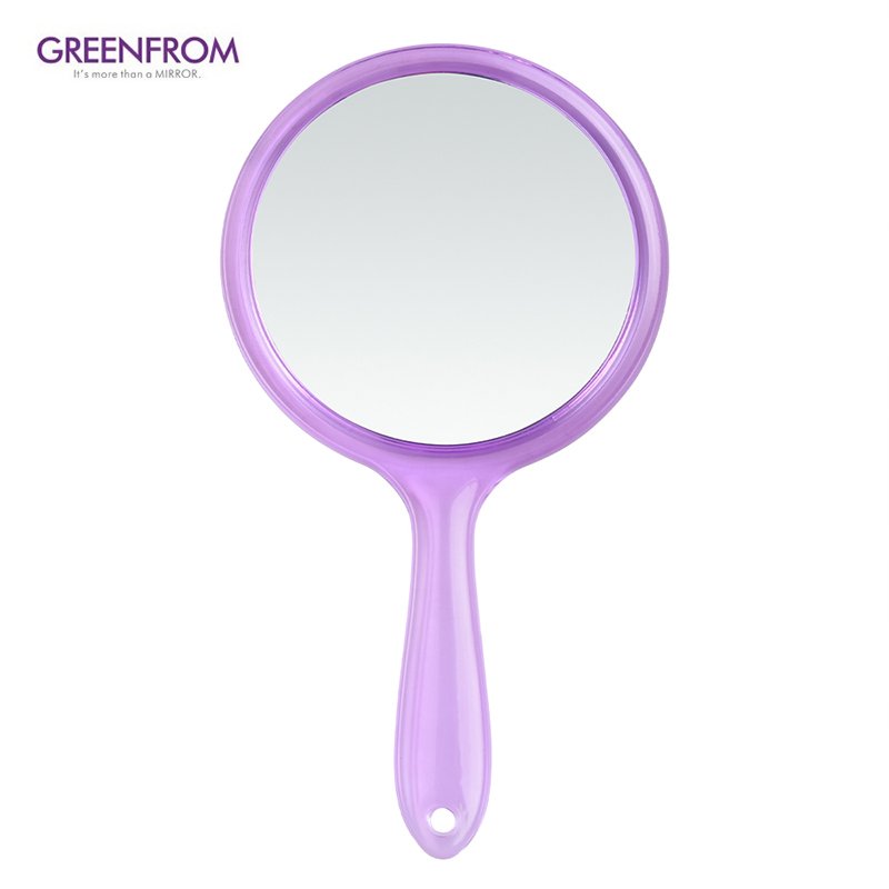 Customized Color Handheld Double Sides Makeup Mirror