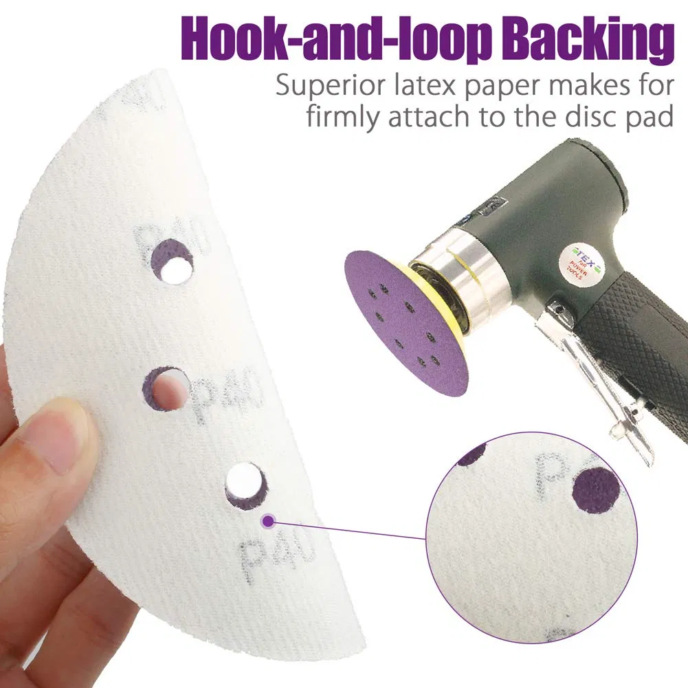 Керамическая шлифовальная тарелка 5 дюймов, фиолетовая