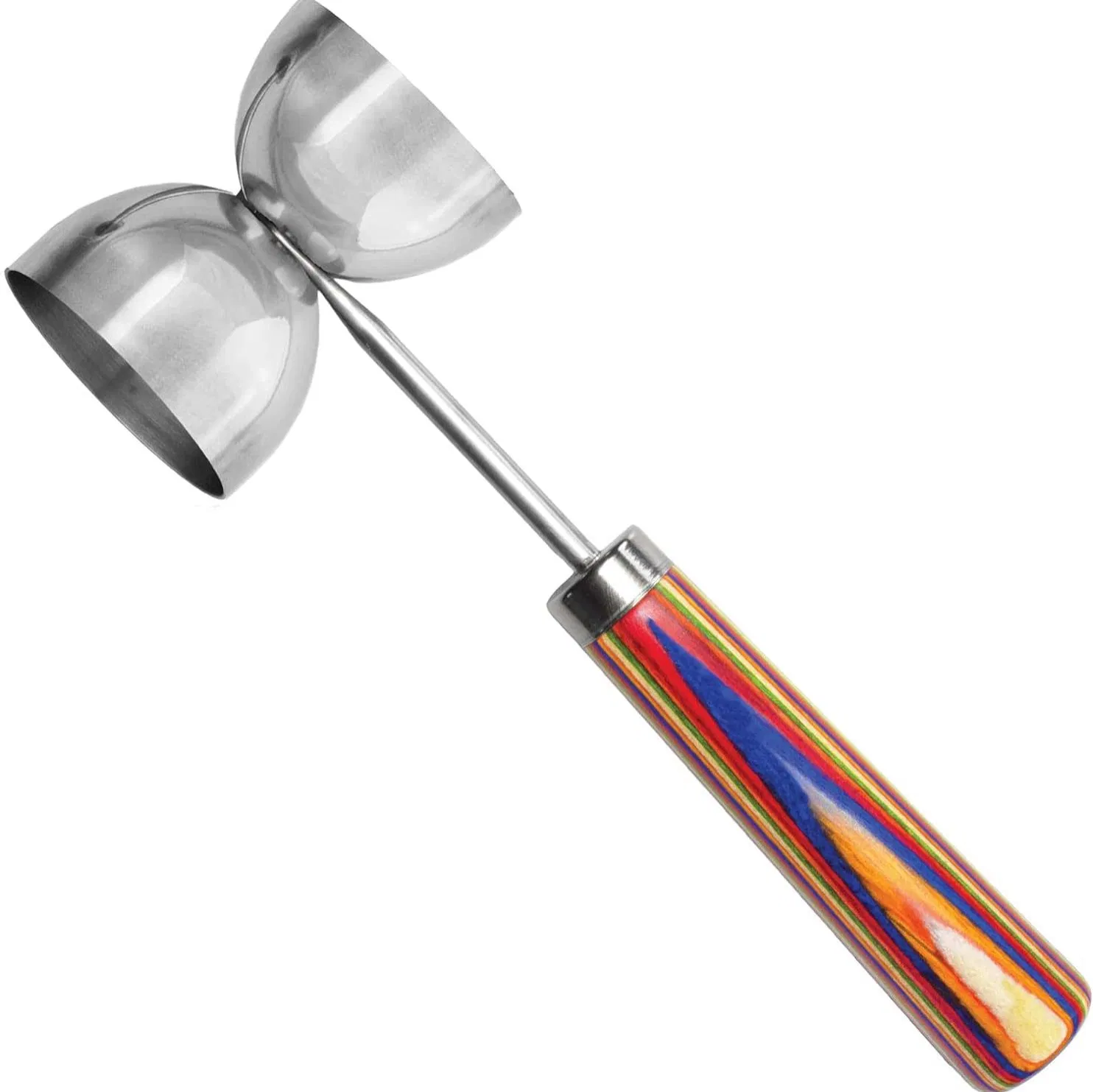 Premium Ice Filter and Colorful Wooden Wine Utensils Set