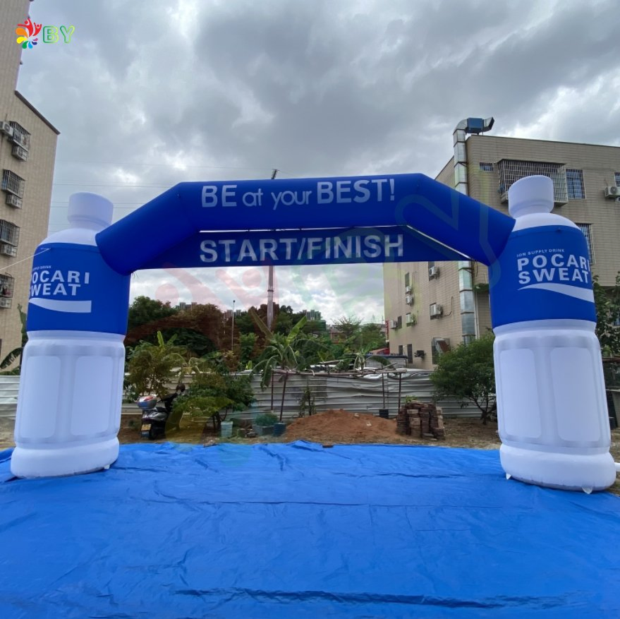 Big Outdoor Custom Design Giant Advertising Inflatable Large Entrance Arch for Running Events
